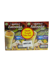 Weikfield Kesar & Pista Flavor Falooda Mix, 2 Packets x 200g