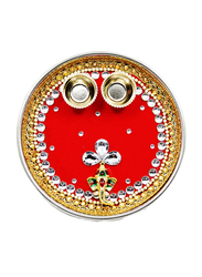 22cm Fancy Thali, , Gold/Yellow