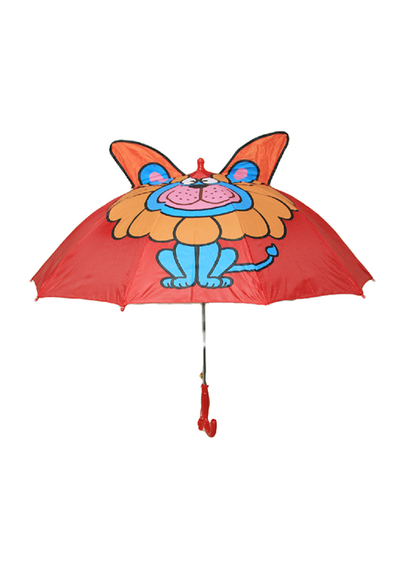 

Madhoor Um-2 Lion Umbrella for Kids, Red