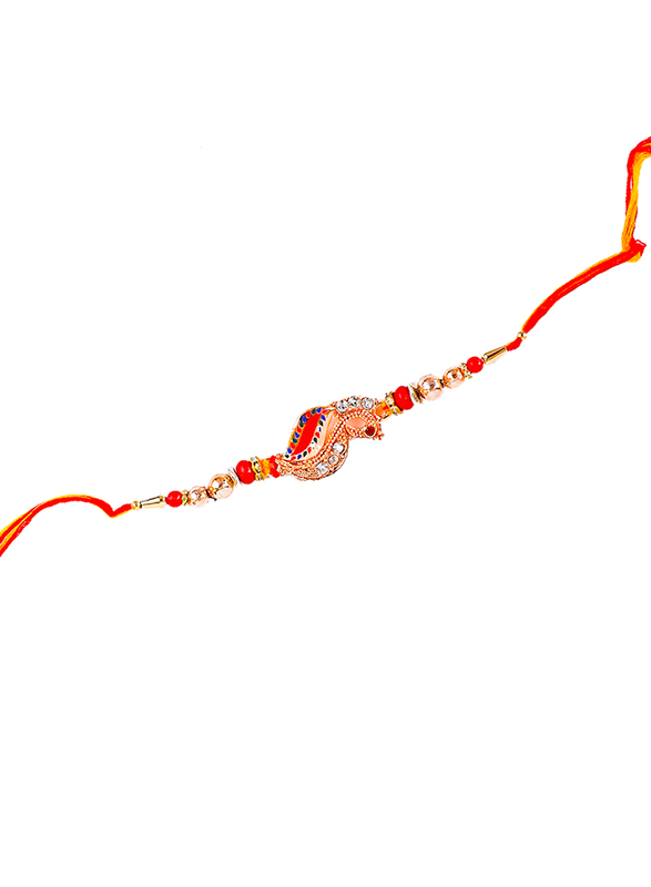 

Madhoor DS- 14 Designer Handcrafted Rakhi, Multicolour