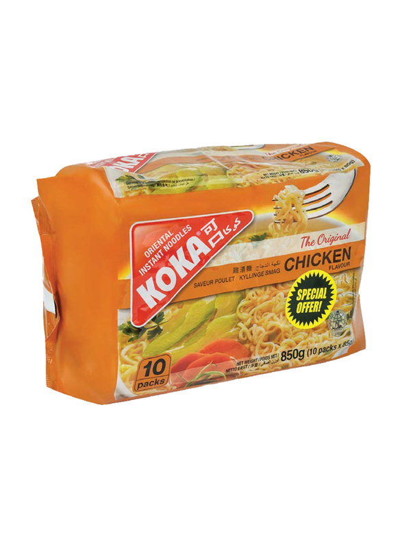 

Koka Chicken Flavor Instant Noodles, 10 Packs x 85g