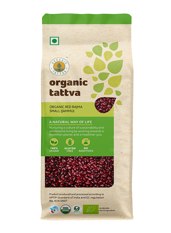 Organic Tattva Small Red Rajma, 500g