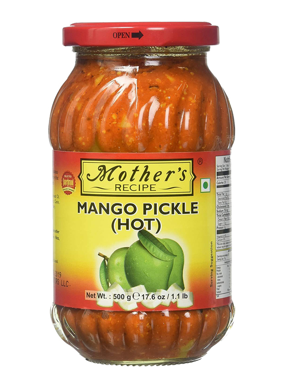 

Mothers Recipe Hot Mango Pickle, 500g