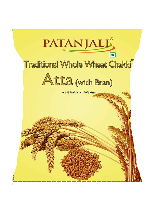 

Patanjali Whole Wheat Flour Chakki Atta, 5 kg
