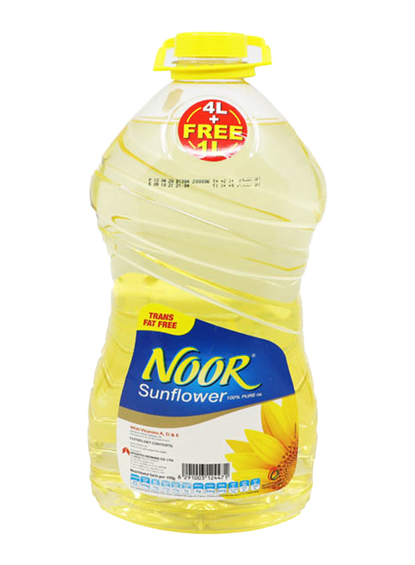 

Noor Sunflower Oil Set, 4 Liters + 1 Liter