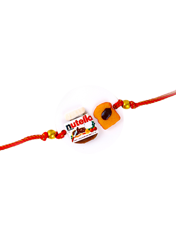 

Madhoor DS- 2 Designer Handcrafted Rakhi, Multicolour