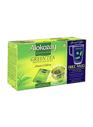 Alokozay Pure Ceylon Green Tea with Mug, 100 Tea Bags