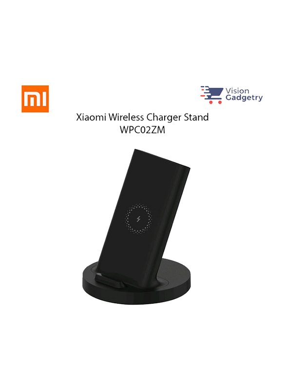 

Xiaomi Mi Wireless Charger Stand, 20W Fast Charge, Black