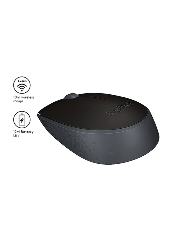 Logitech M171 Wireless Optical Mouse, Black