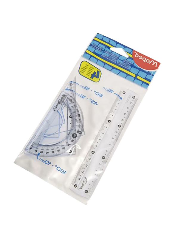 Maped Crystal Mini Rulers, Clear