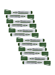 Faber-Castell 12-Piece W20 Whiteboard Marker Set, Green