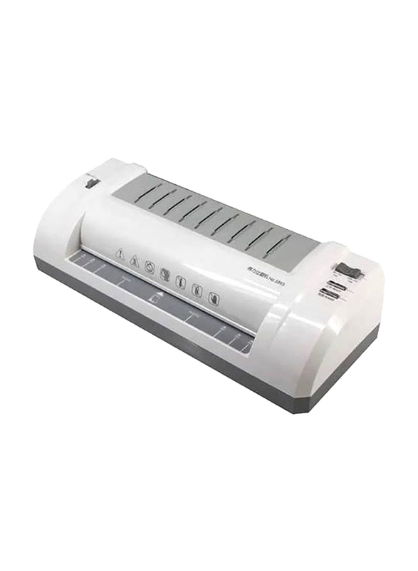 Deli A4 Pouch Laminator, White/Grey