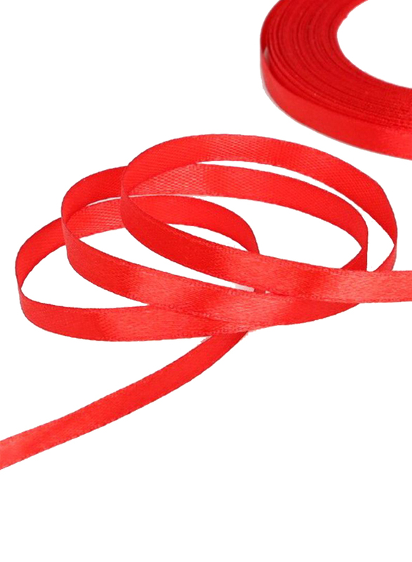 Itelker 25 Yard Satin Ribbon Party Decoration Supplies, Red