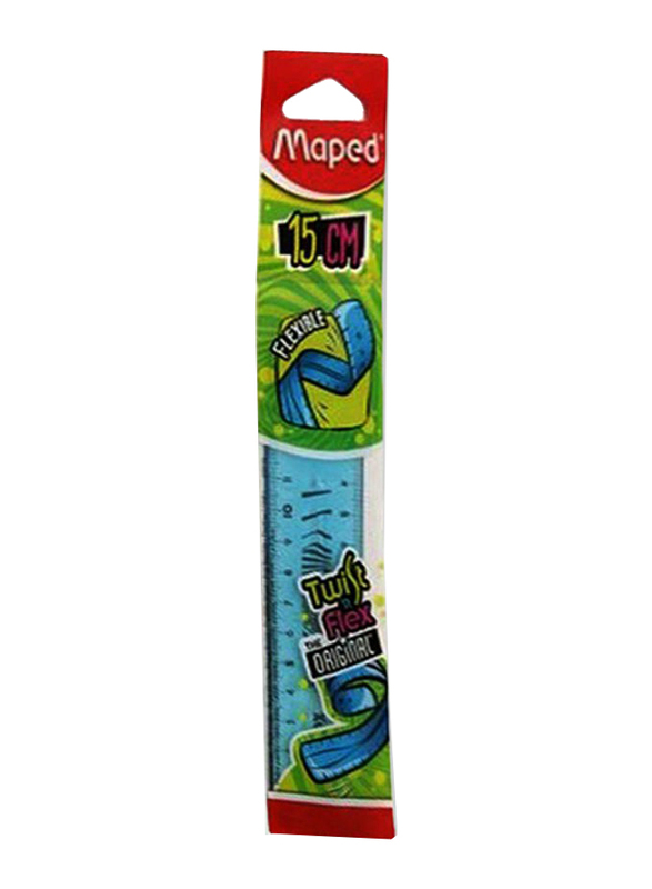 Maped Twist N Flex Original Ruler, Blue