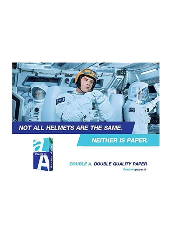 Double A Premium 80GSM Printer Paper, 2500 Sheets, A4 Size, White
