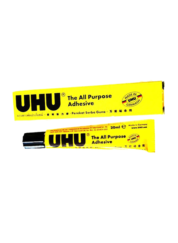 UHU All Purpose Adhesive Liquid Glue, 20 ml, Clear