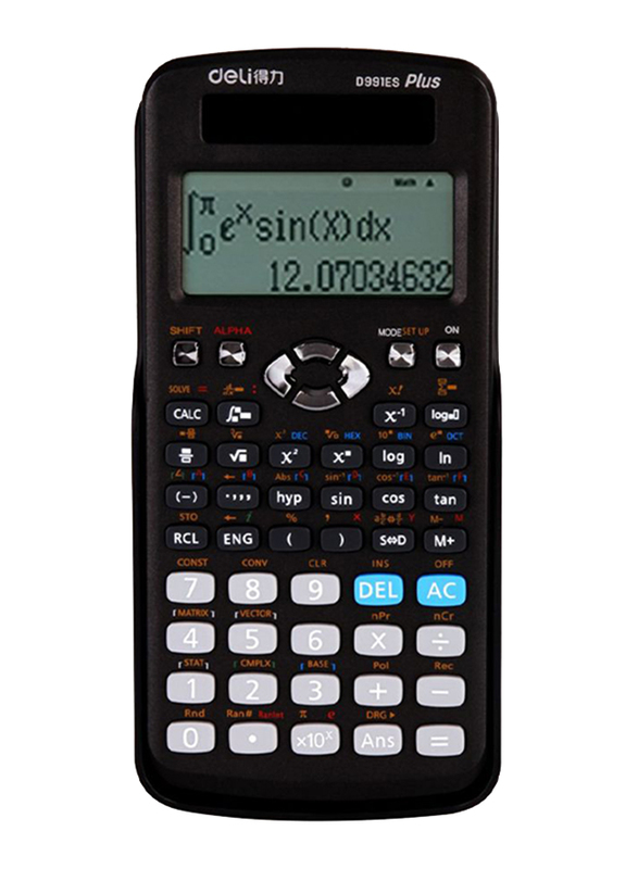 Deli Scientific Calculator, Black