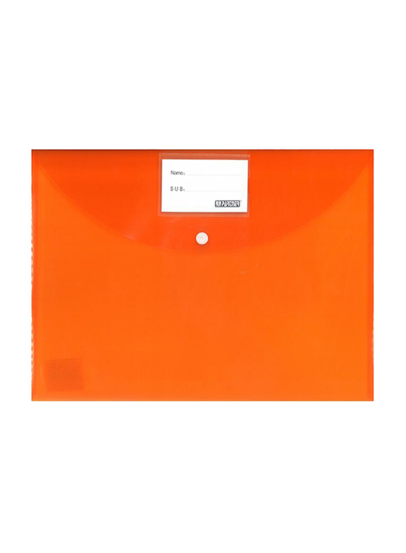 Partner Fullscape Document File Bag, 350 x 250mm, Orange