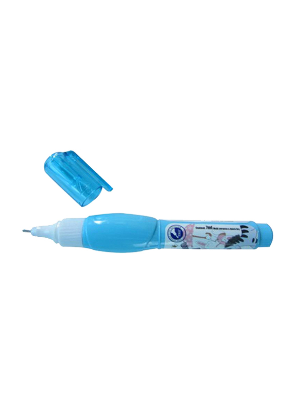 Deli E39299 Correction Pen, Blue/White