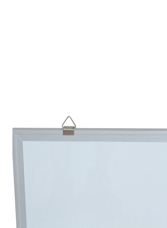 Deli White Board with Magnetic Frame, 90 x 120cm, White