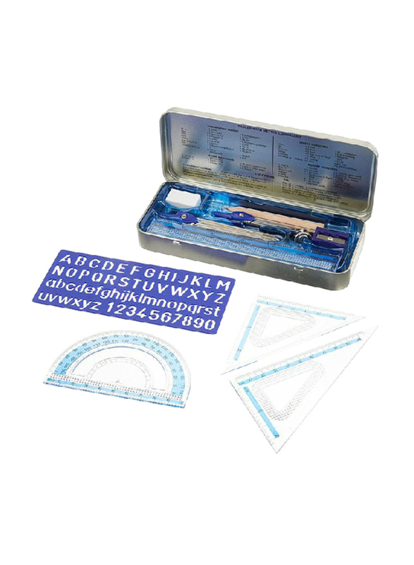 Staedtler Math Set Drawing Measuring Tool, Multicolour