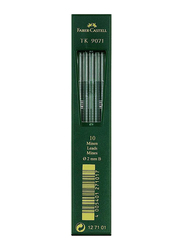 Faber-Castell 10-Piece Clutch Drawing Pencil Lead Set, Grey