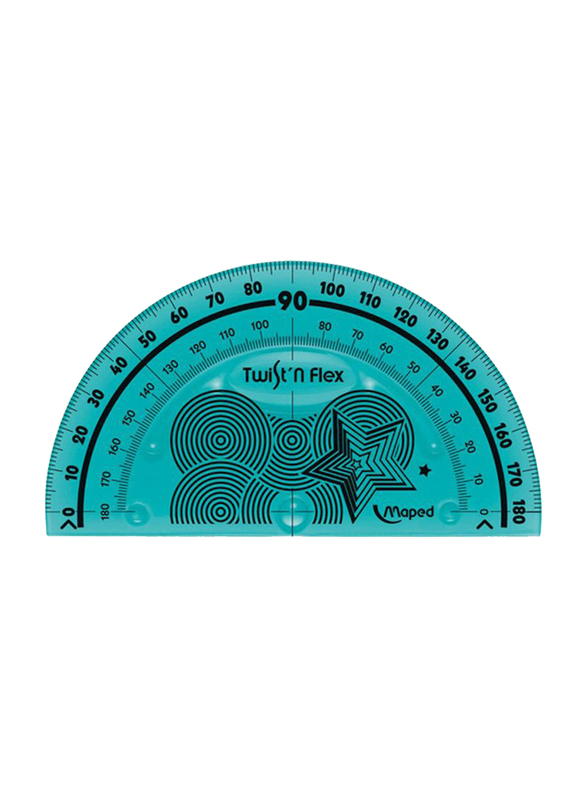 Maped Flexible Protractor, Blue