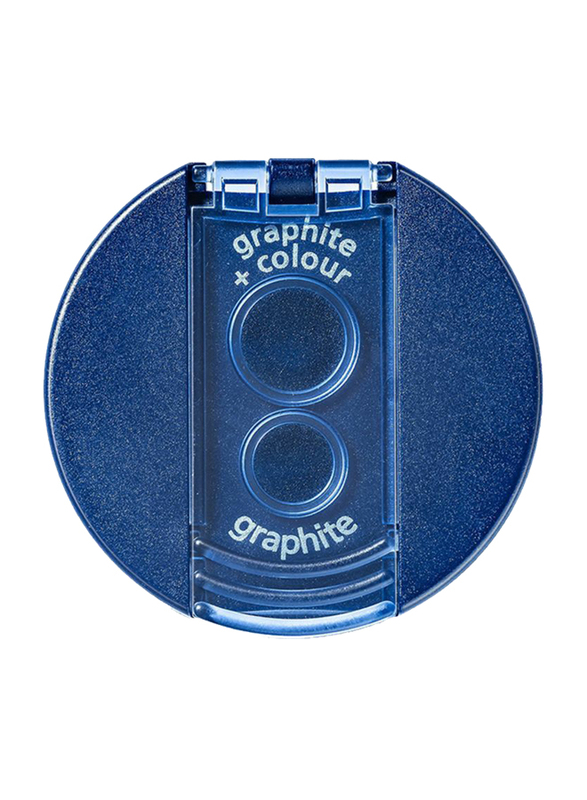 Staedtler Tub Type Sharpener, Blue/Silver