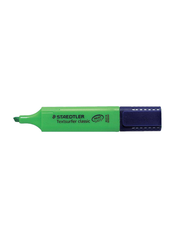 Staedtler 10-Piece Textsurfer Highlighter Pen, Green