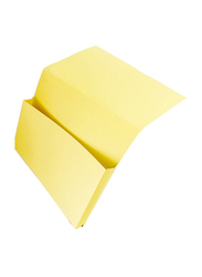 Premier Pocket File Folder Set, 100 Pieces, Yellow