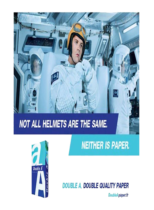 Double A Premium 80GSM Printer Paper, A3 Size, White