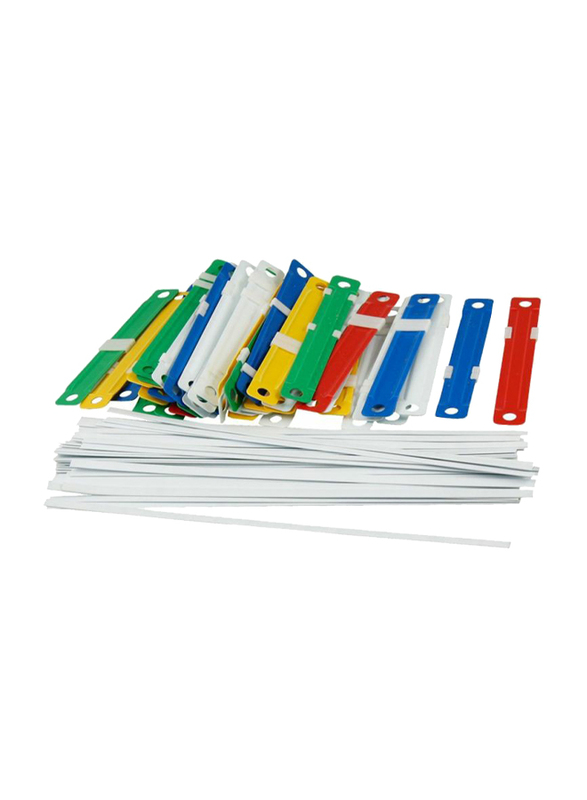 Deli Colorful Binder Clips, 50 Pieces, Multicolor