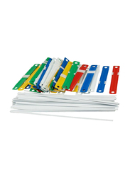 Deli Colorful Binder Clips, 50 Pieces, Multicolor