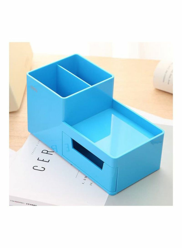 Deli Desk Organizer, Blue