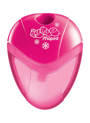 Maped Igloo One Hole Pencil Sharpener, Red