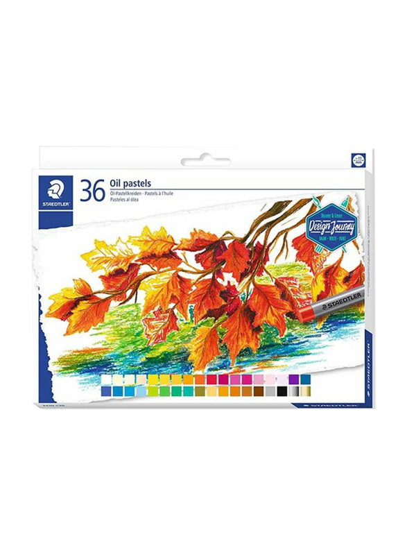 Staedtler Design Journey Oil Pastel Colour Set, 36 Pieces, Multicolour