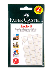 Faber-Castell Tack-It Adhesive, 90 Pieces, White