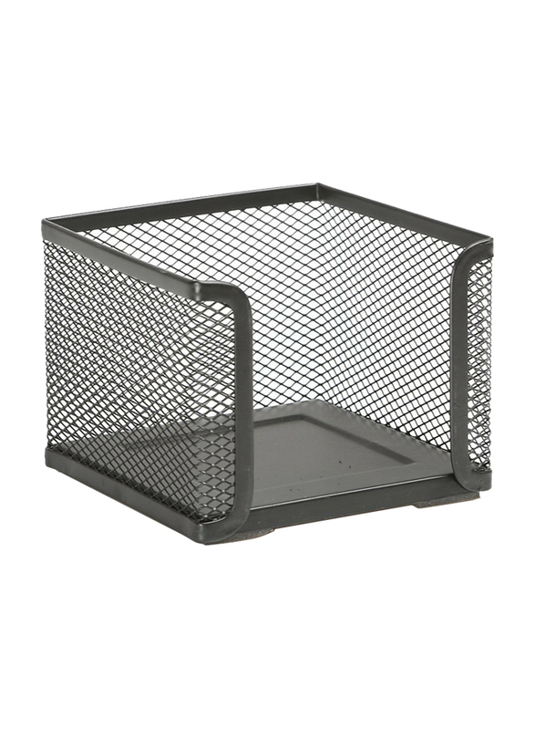 Partner Mesh Memo Cube Holder, Black