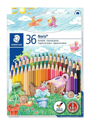 Staedtler 36-Piece Noris Cylinder Color Pencil Set, Multicolor