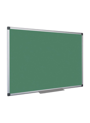 Partner Fabric Felt Board, Green/Silver/Black