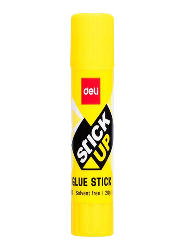Deli Stick Up Glue Stick, 20g, EA20210, Yellow