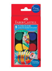 Faber-Castell Water Colour Paint Set, 8 Pieces, Multicolour