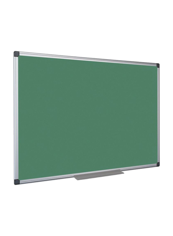 Partner Felt Chalk Board, Green/Silver