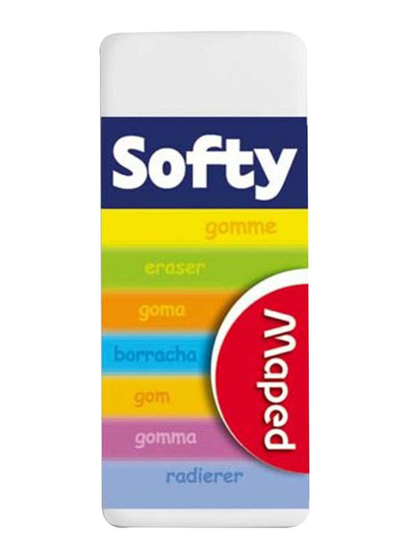 Maped Softy Eraser, White