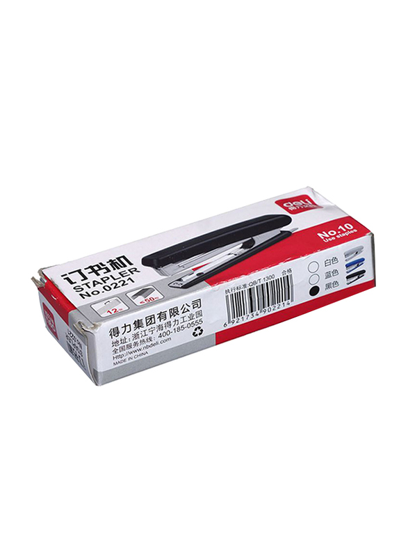 Deli Compact Desk Stapler, Black