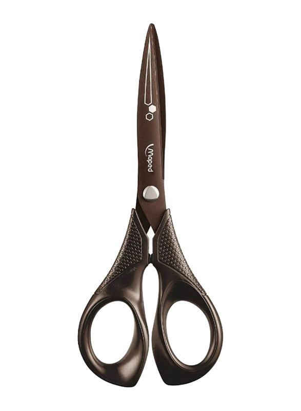 Maped 17cm Expert Titanium Scissor, Brown