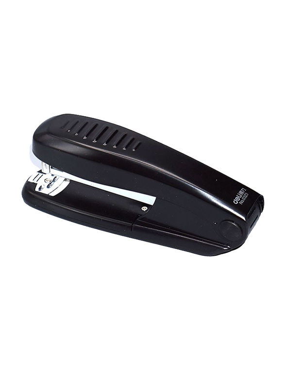 Deli Compact Desktop Stapler, Black