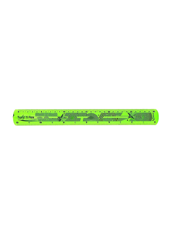 Maped Flexible Ruler, 30cm, Green