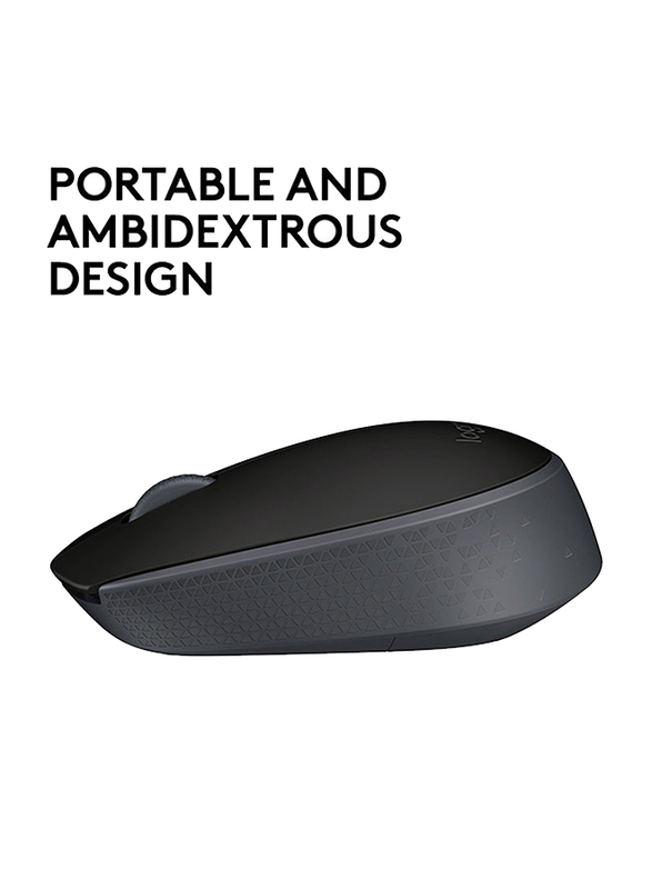 Logitech M171 Wireless Optical Mouse, Black