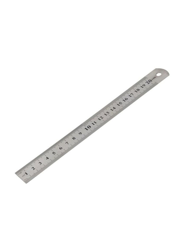 Educational & Craft Metal Ruler, Silver